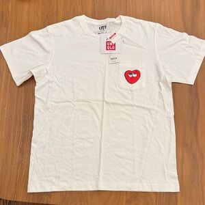 UNIQLO KAWS Heart Pocket Tshirt